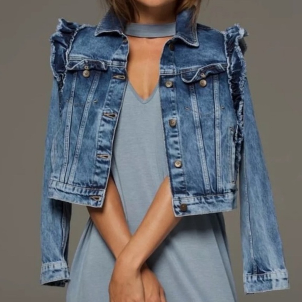 Zara Denim Jacket Size XS NWT NWOPT